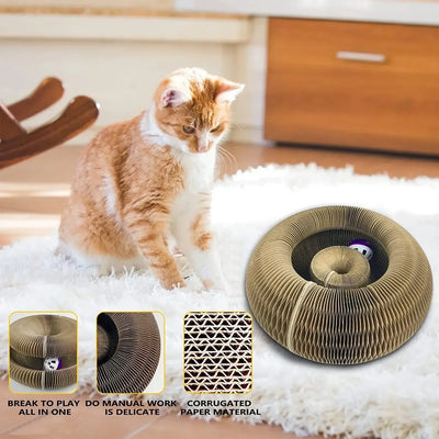 Interactive cat scratch board with rolling ball,
Foldable cat scratcher toy with built-in ball track,
Multi-purpose cat scratch pad with toy ball,
Durable cardboard cat scratching board with ball,
Fun and engaging cat scratch toy with rolling ball,
Magic accordion-style cat scratcher with ball track,
Cat scratcher and ball toy combo for indoor cats,
Eco-friendly cat scratch board with moving ball,
Portable and collapsible cat scratching toy with ball,
Best cat scratcher with ball for kittens and adult cats
