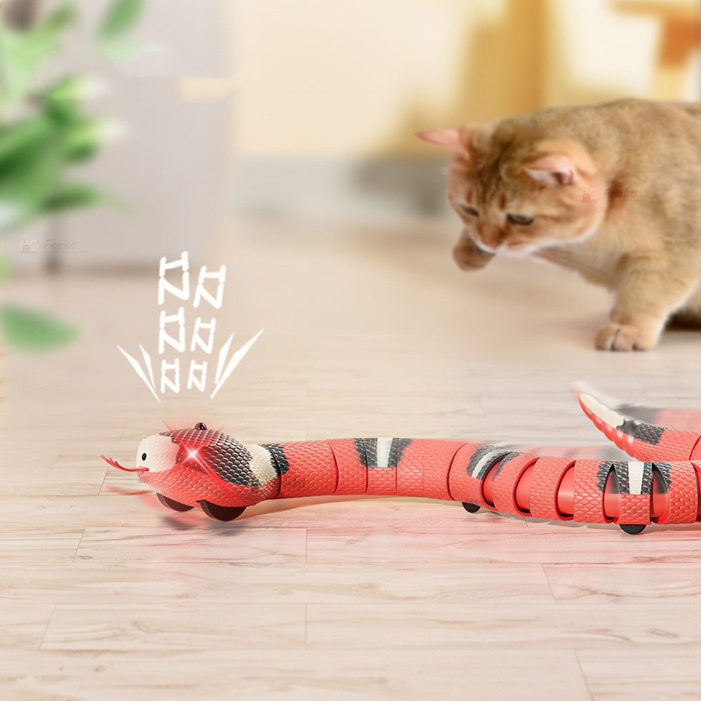 Tricky Interactive Sleeping Electric Induction Snake Toys